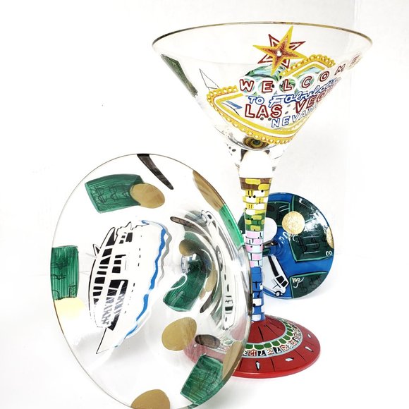 Set - Lolita Las Vegas and Lolita Millionaire Martini Glasses - Picture 7 of 11